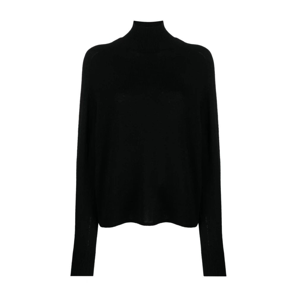 Forte Zwarte Cashmere Sweaters Black Dames