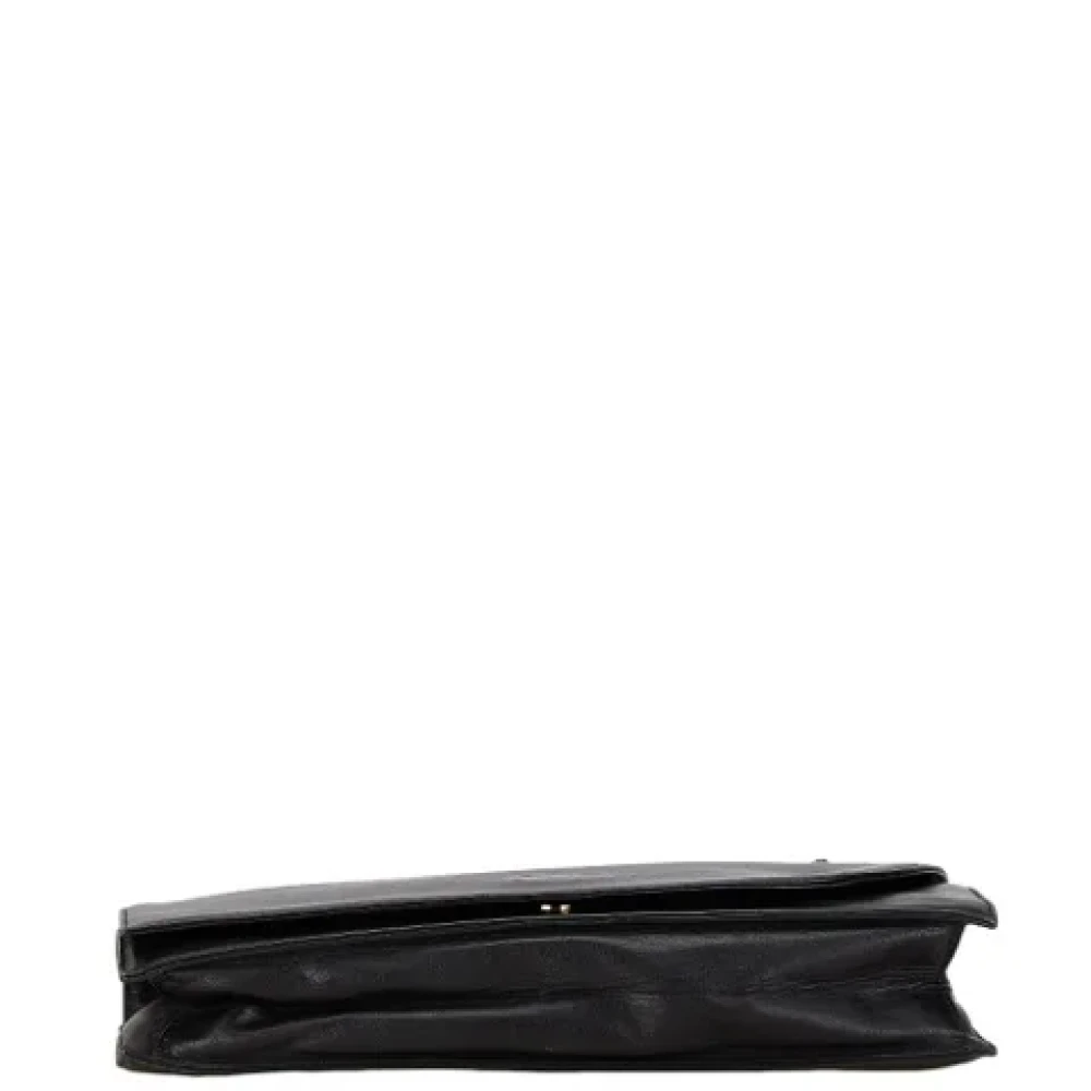 Valentino Vintage Pre-owned Leather clutches Black Dames