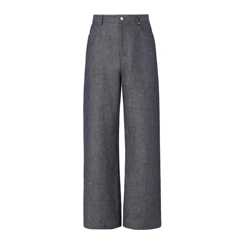 Fendi Mannelijk Blauw Jeans Heren, W31, Katoen, Lange Jeans