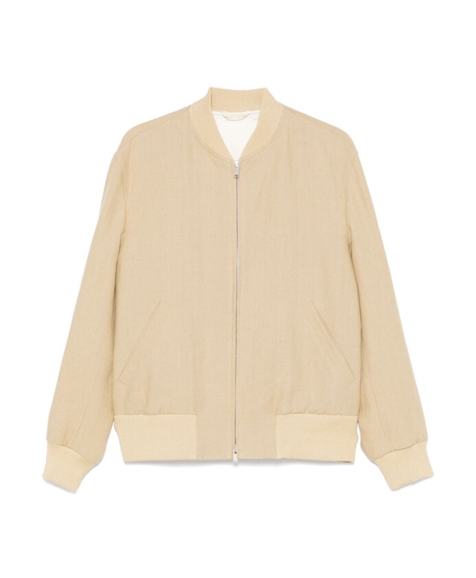 bomber-en-lin-camel