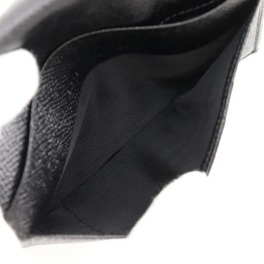 Bvlgari Vintage Pre-owned Leather wallets Black Dames