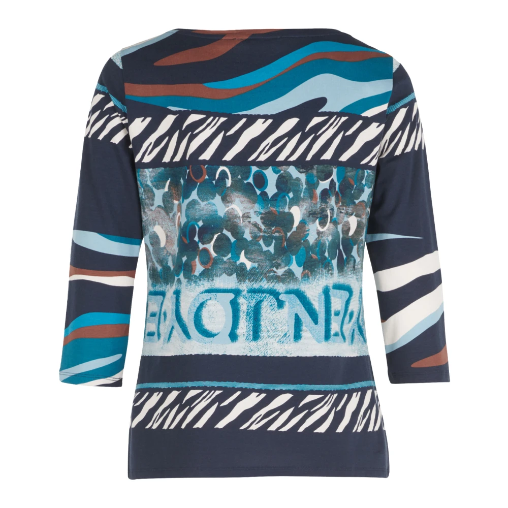 Betty Barclay Gestreept U-hals T-shirt Multicolor Dames