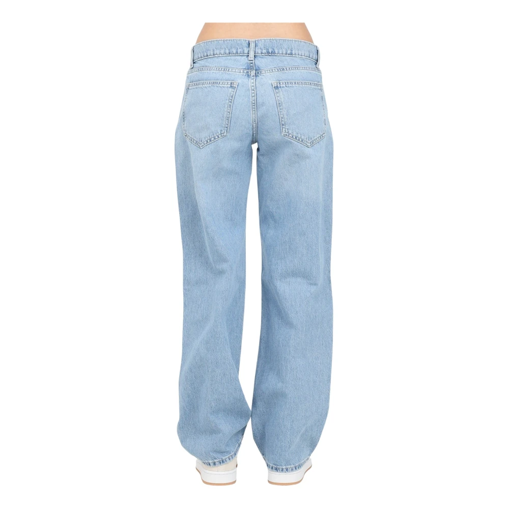Only Klassieke minimalistische denim jeans Blue Dames