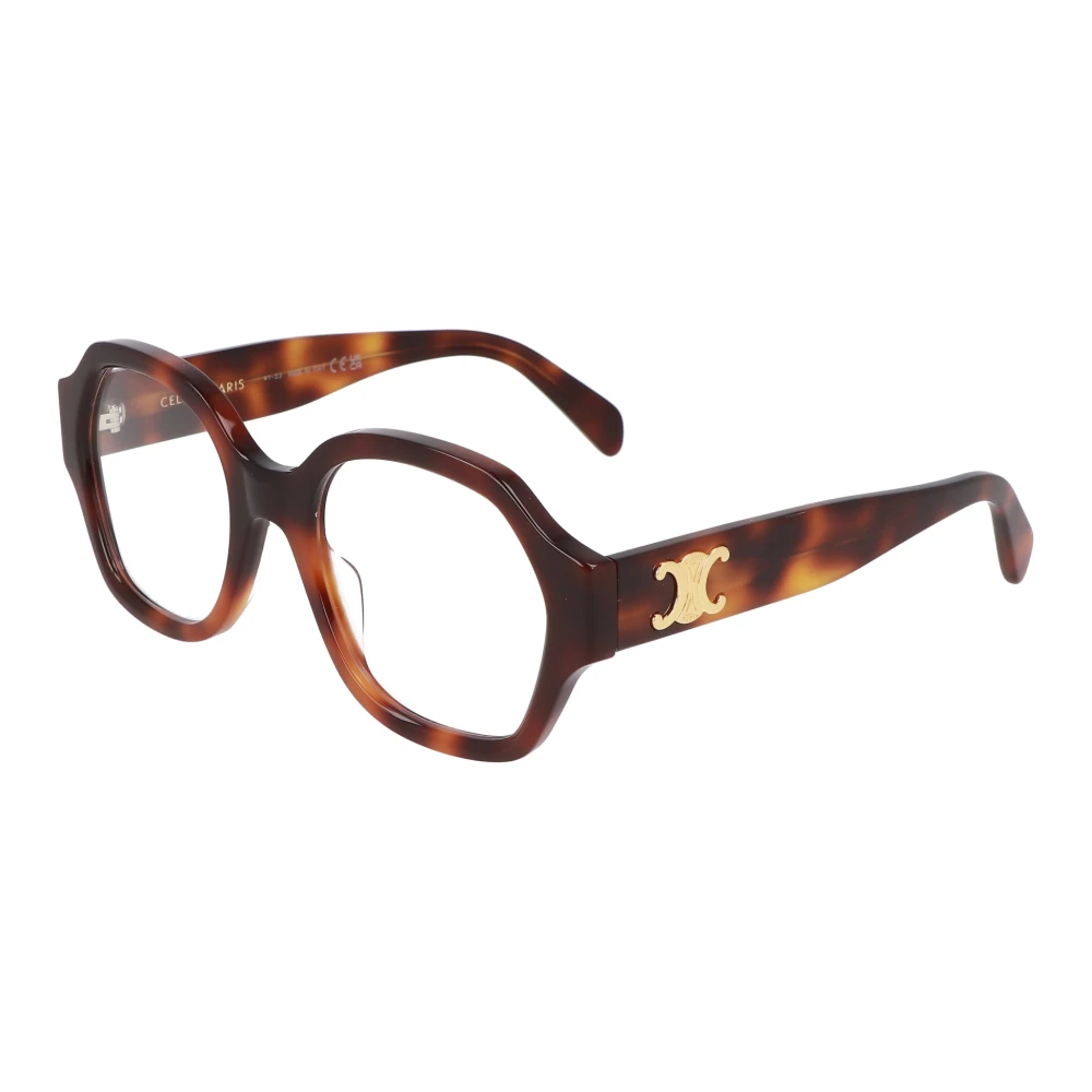 Celine Originele Acetaatmontuur Bril Brown Unisex
