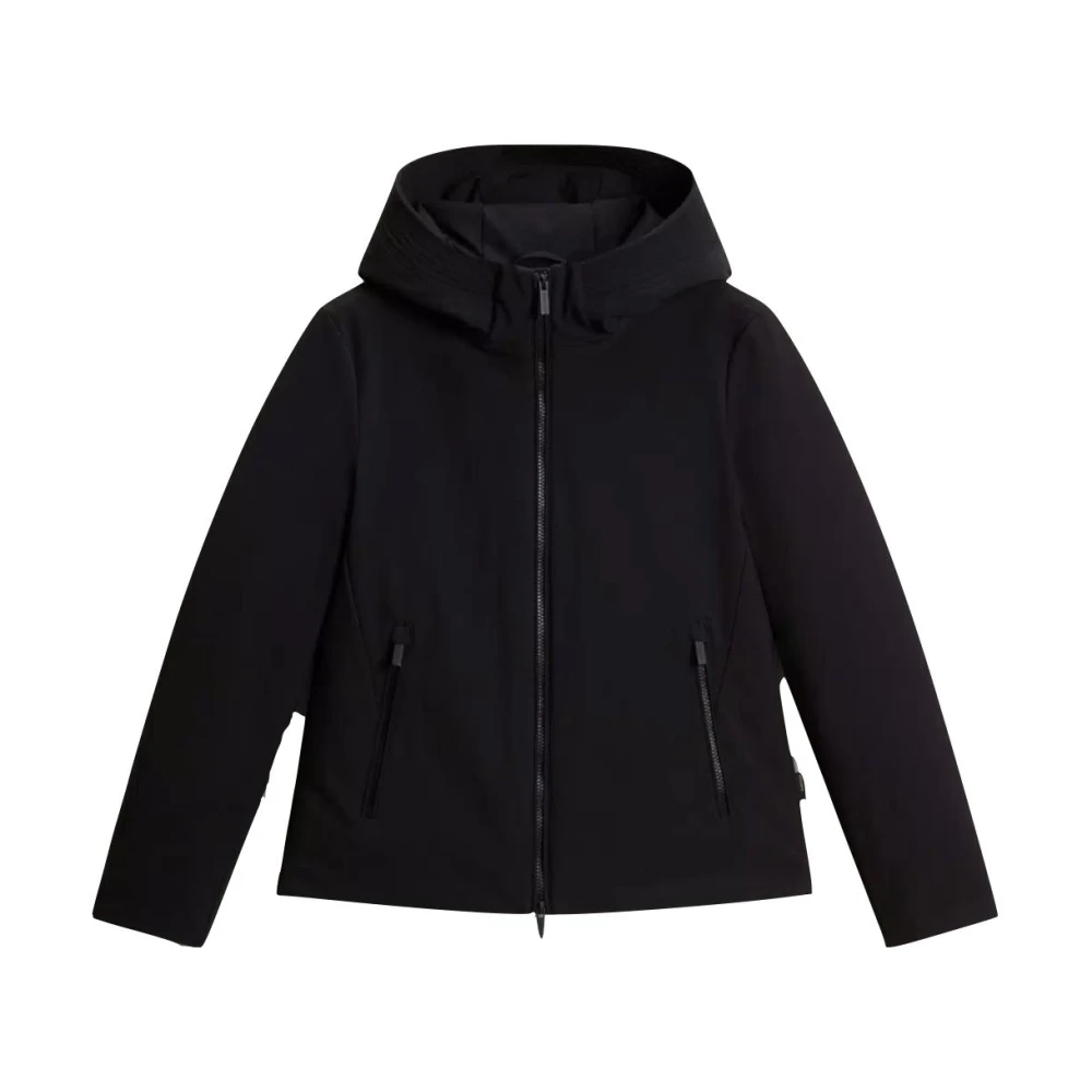 Woolrich Tech SoftShell huva parka med anddun Black, Herr