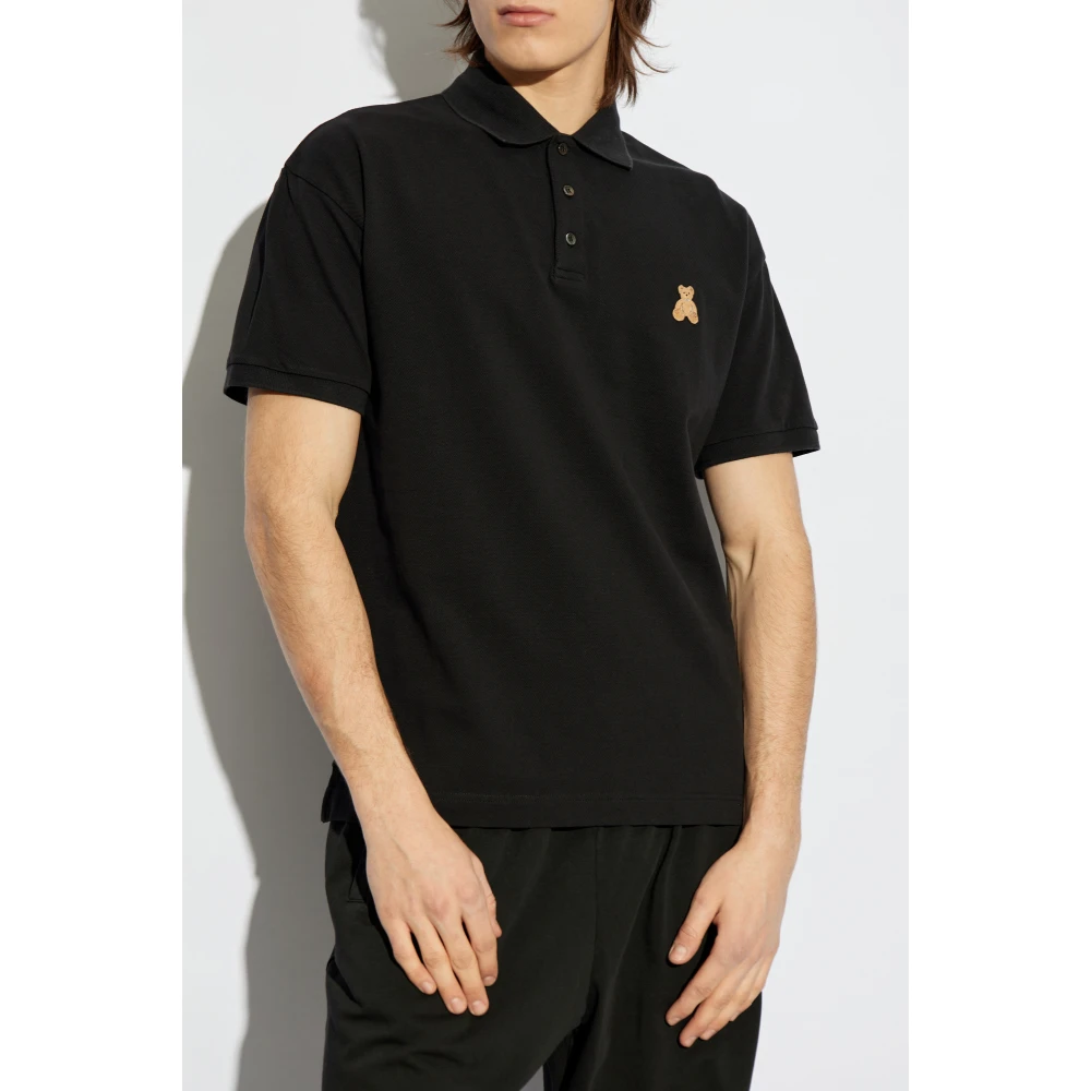 Palm Angels Polo met logo Black Heren
