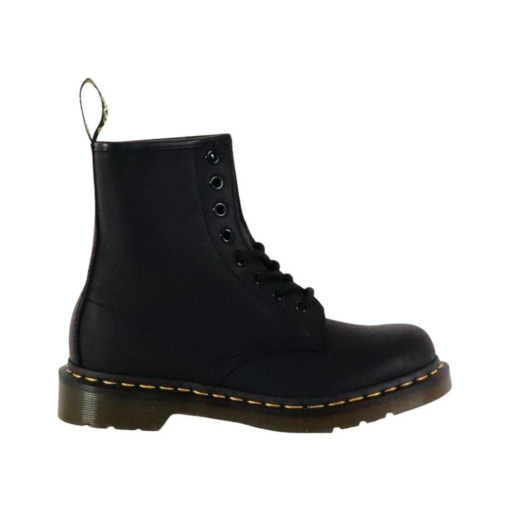 Dr. Martens Women's Black Ankle Boots, 3 Uk, 1460 Greasy Ankle Boots