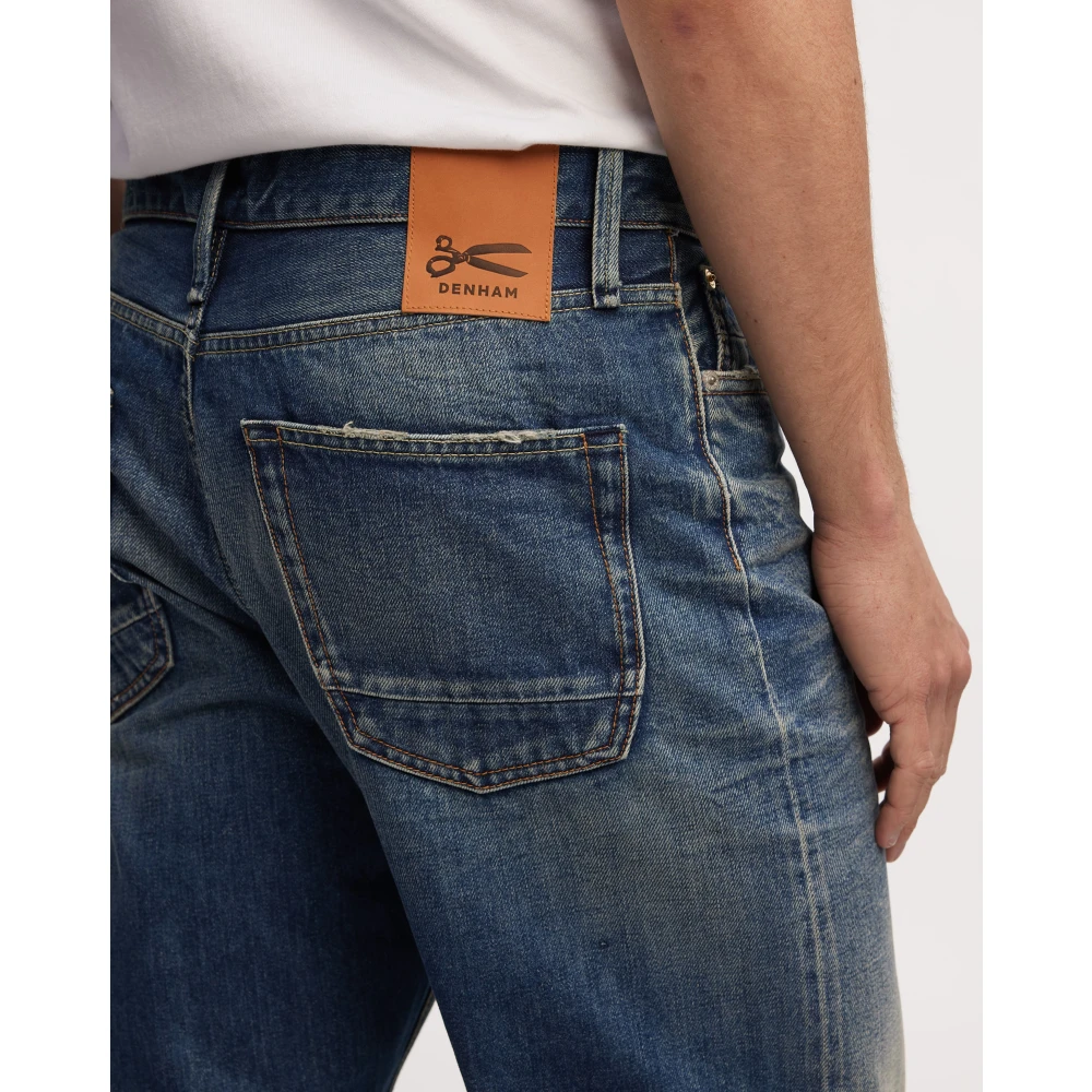 Denham Relaxed Fit Donkere Wassing Jeans Blue Heren