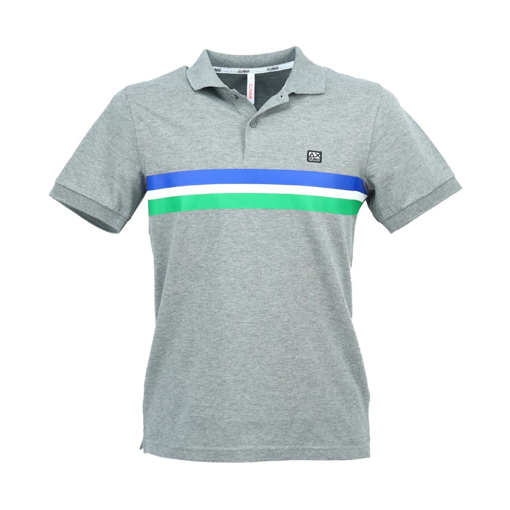 Sun68 - Tops > Polo Shirts - Gray - Sun68 - Modalova