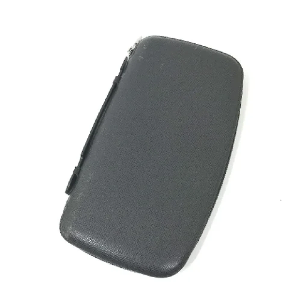 Louis Vuitton Vintage Pre-owned Leather wallets Black Dames