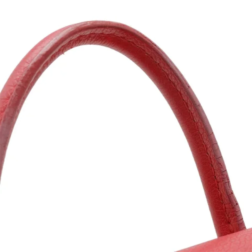 Louis Vuitton Vintage Pre-owned Leather backpacks Red Dames