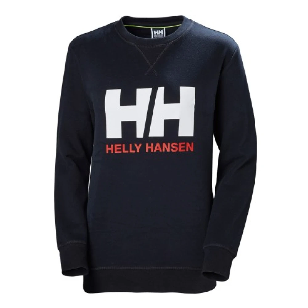 Helly Hansen Dames Katoenen Fleece Trui Blue Dames