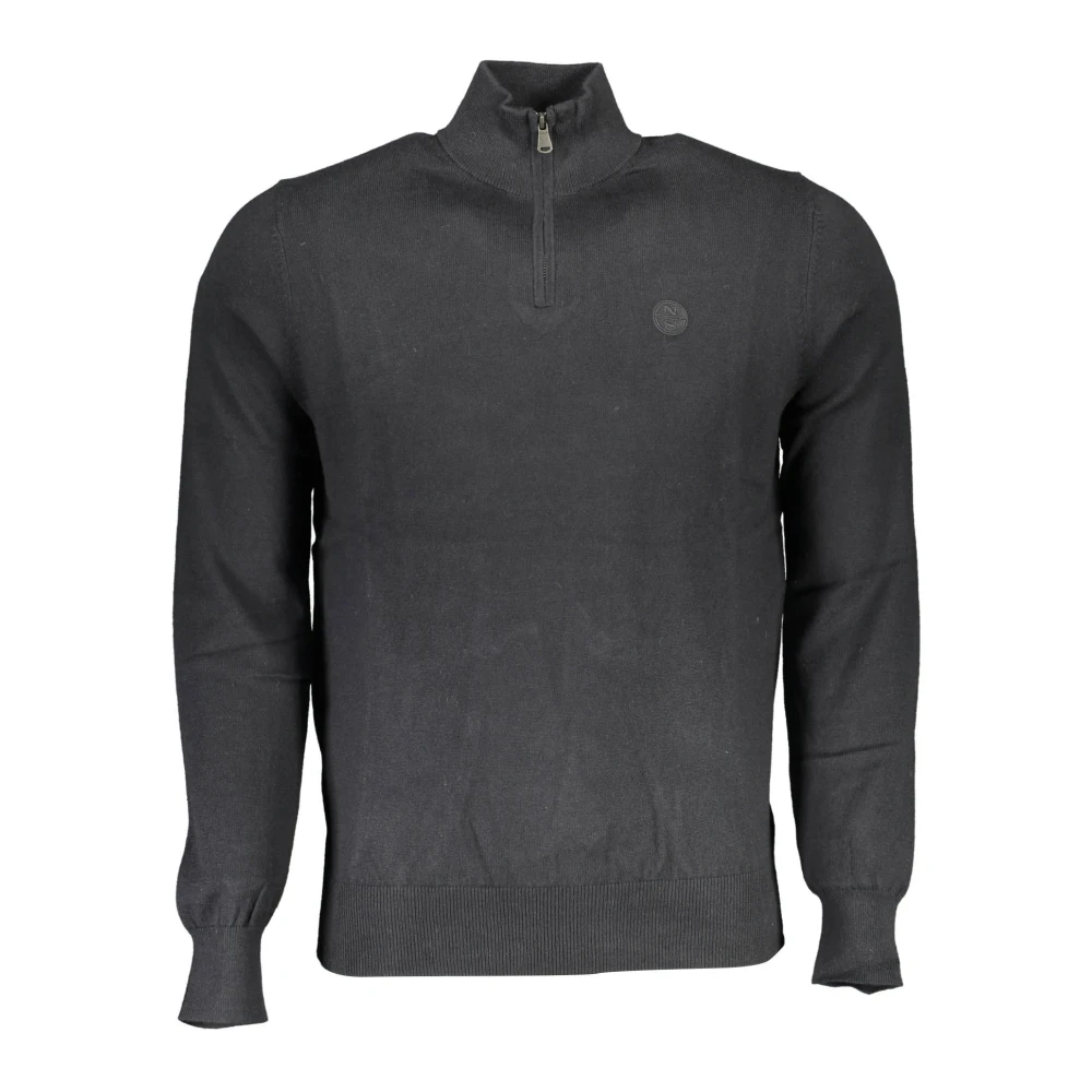 North Sails , Turtlenecks, Male, Black, 2XL, Black Man Jersey