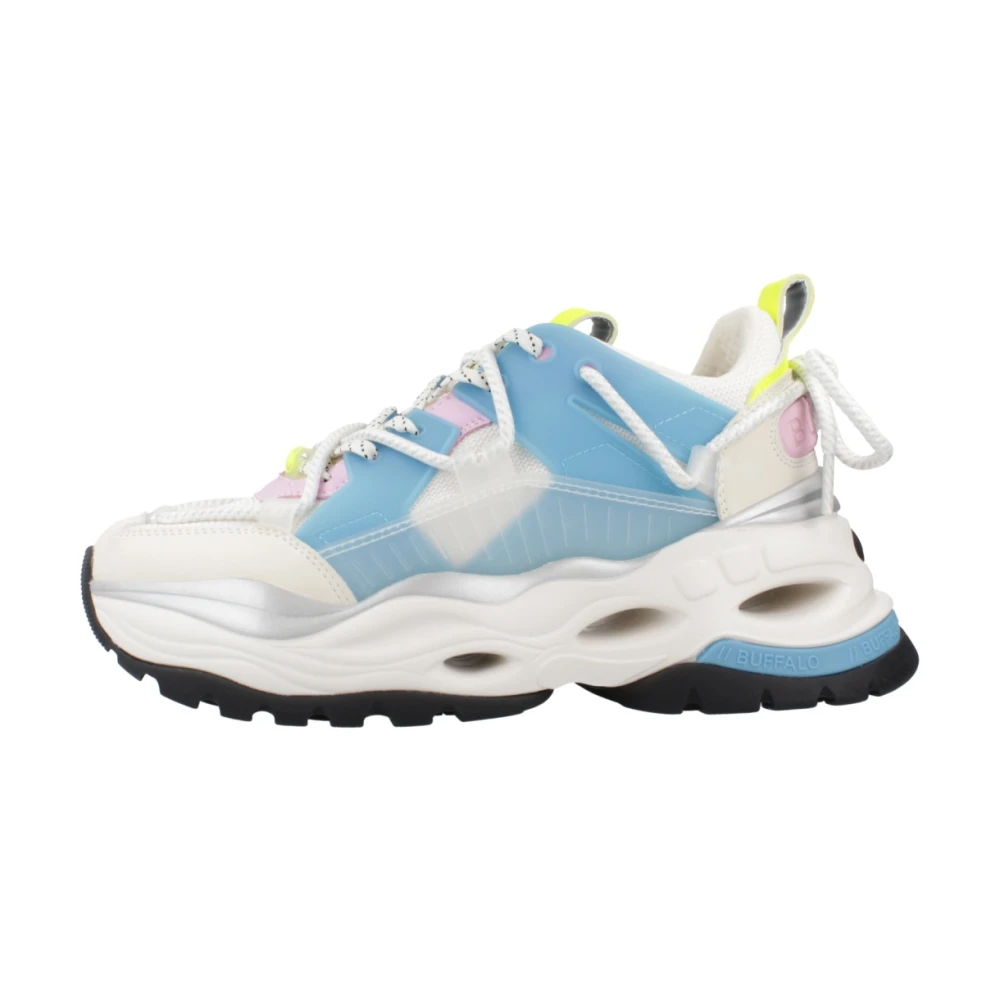 Buffalo Stijlvolle Vetersneakers voor Vrouwen Dames Schoenen Veelkleurig Multicolor