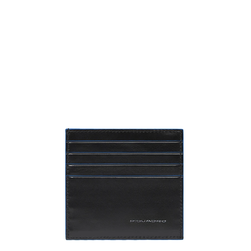 Piquadro Men's Black Slim Credit Card Pouch With Rfid Protection - Wallets & Cardholders - One Size - Accessories