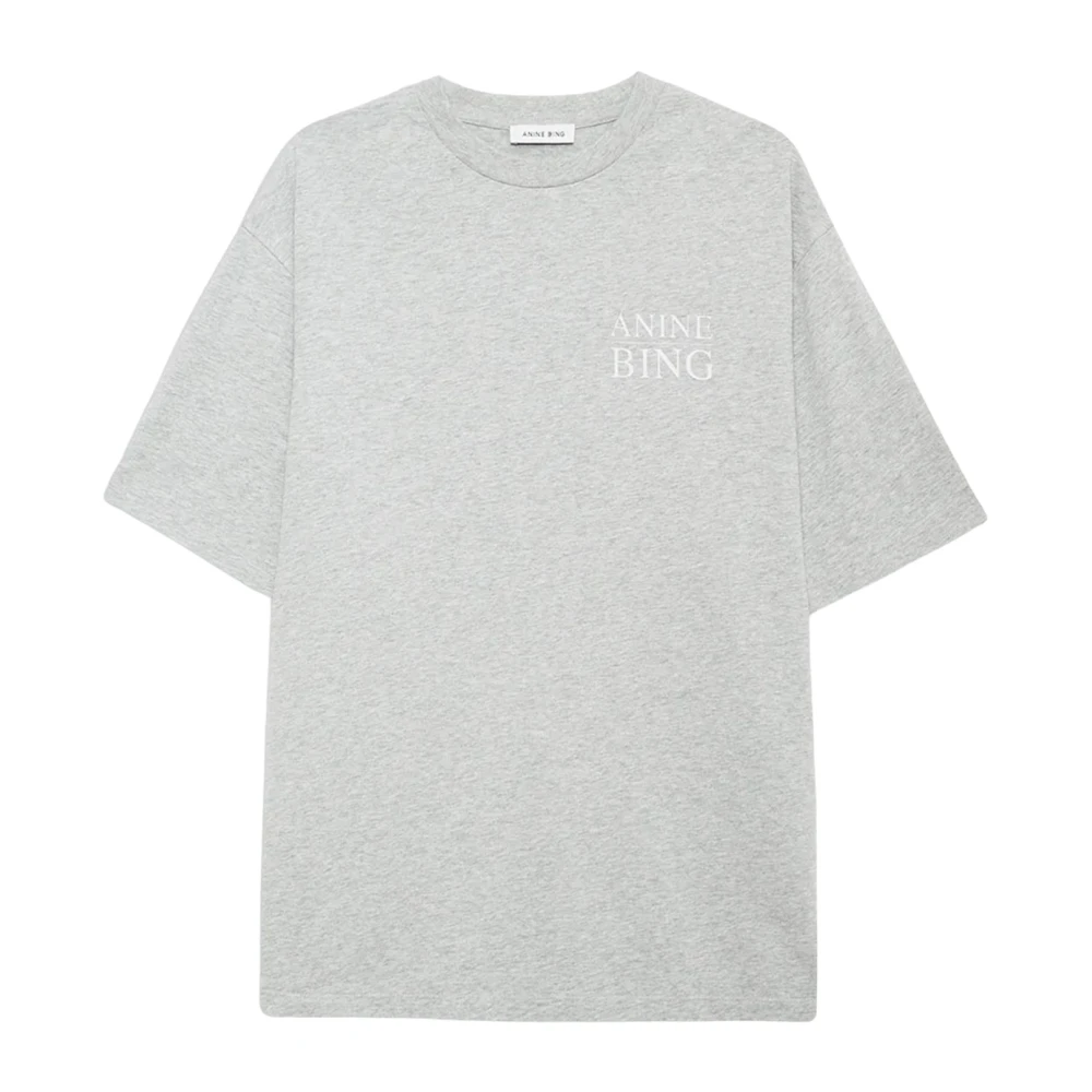 Anine Bing Serif NY Tee in Myers Stijl Gray Dames