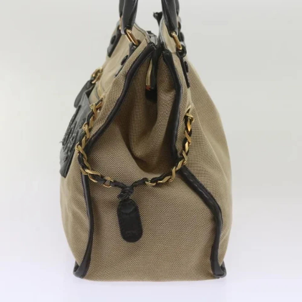 Chloé Pre-owned Canvas handbags Beige Dames