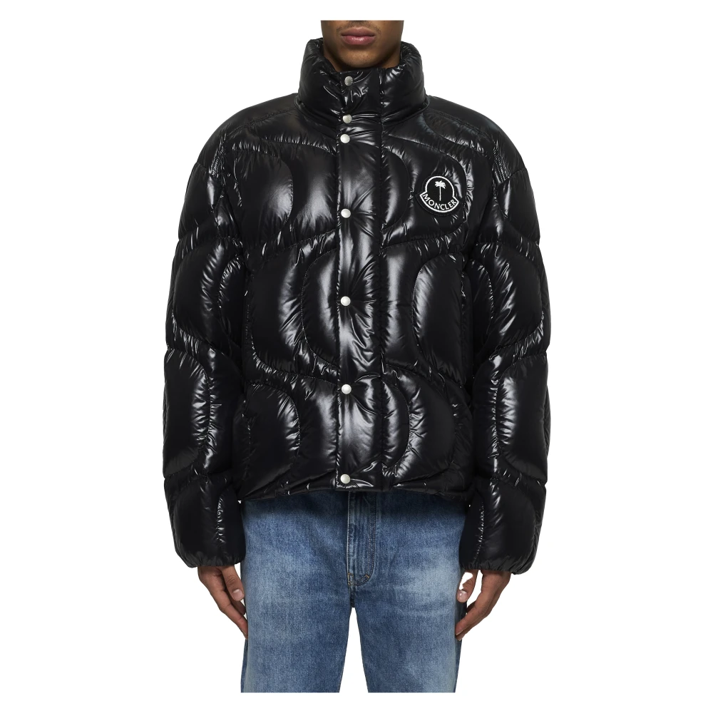 Moncler Zwarte Winterjassen Black Heren