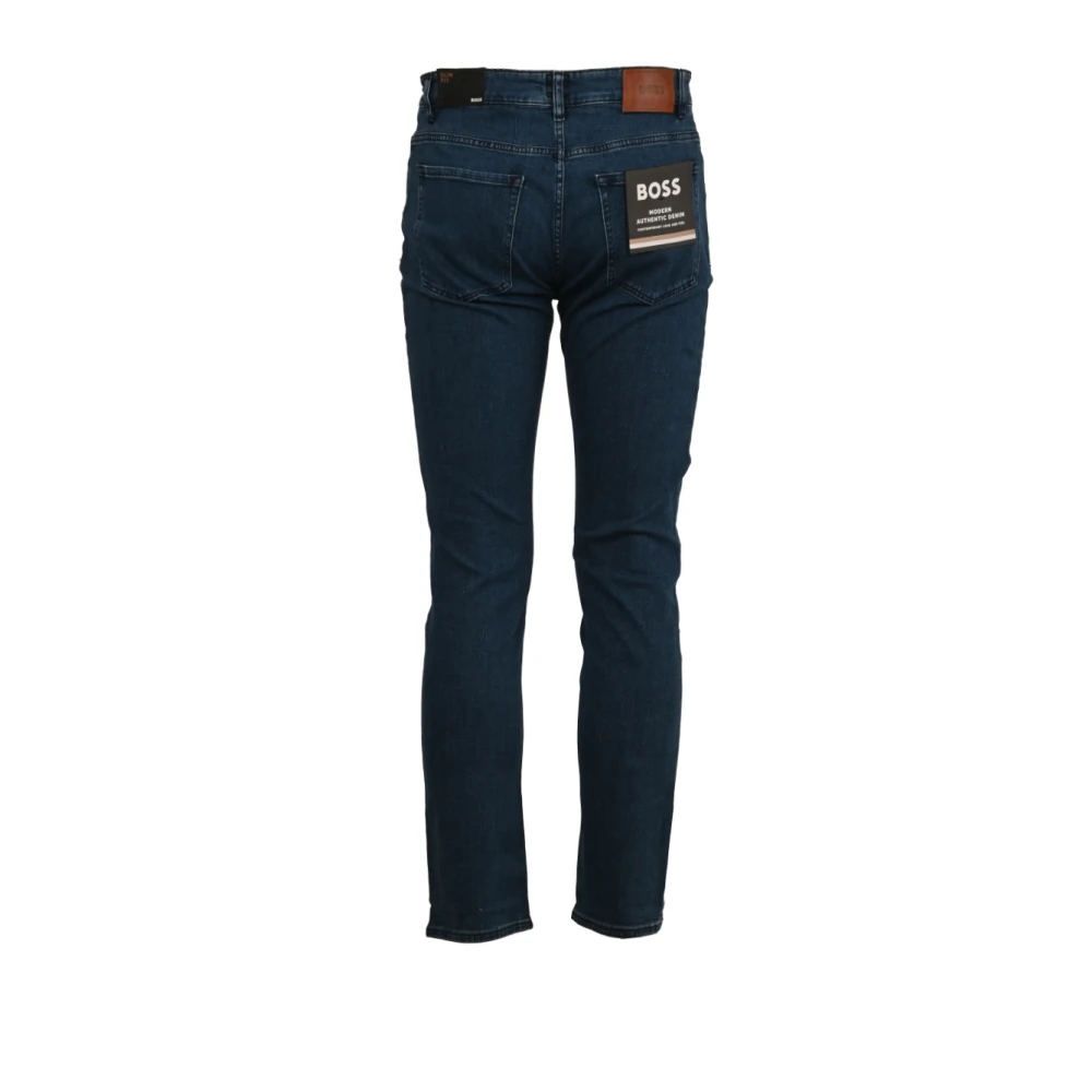 Hugo Boss Skinny katoenen jeans Medium wassen veelzijdig Blue Heren