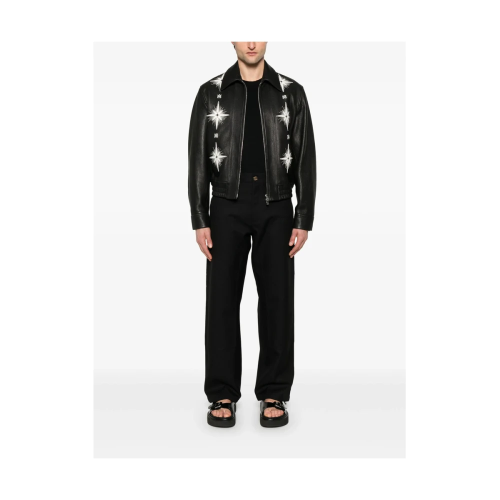 Versace Zwarte Broek met Verborgen Rits Black Heren