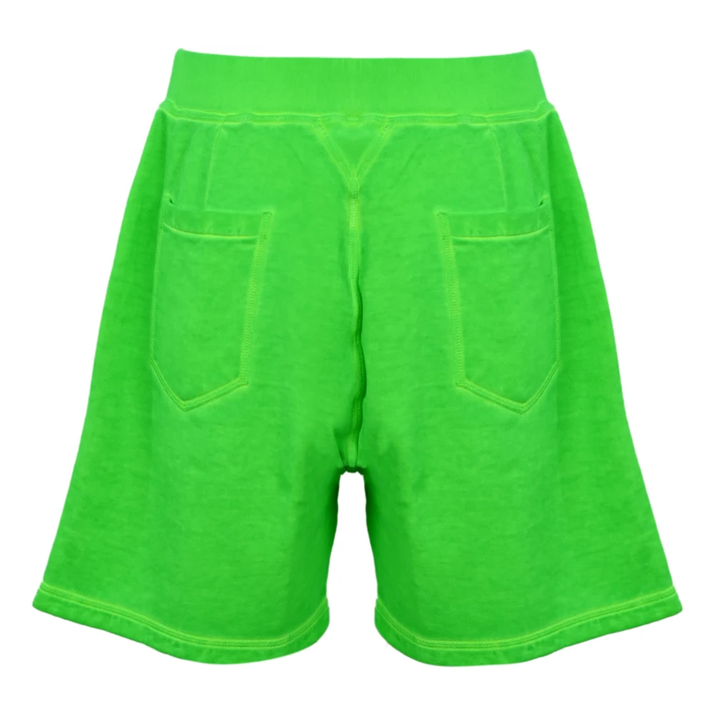 Dsquared2 Groene Bermuda Shorts van Katoen Green Heren