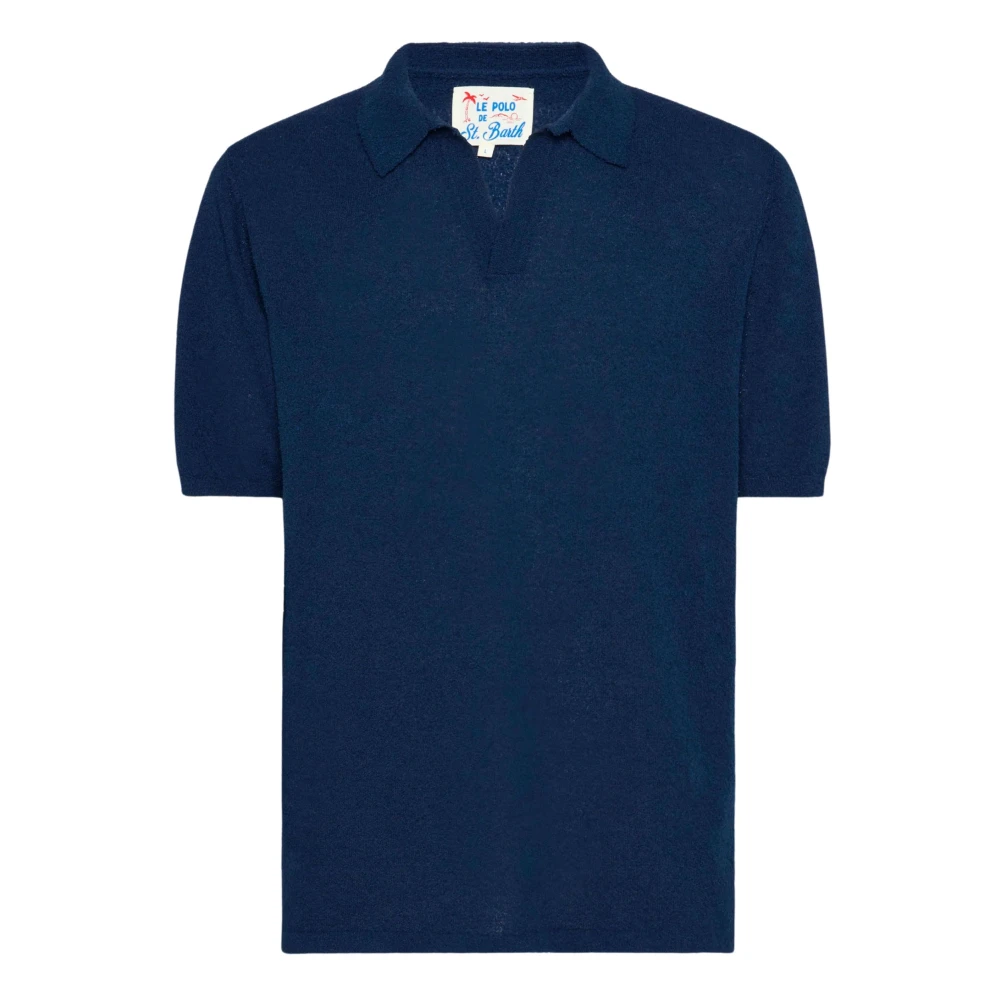 Mc2 Saint Barth Men's Blue Jeremy Polo - Polo Shirts - Xl - Tops