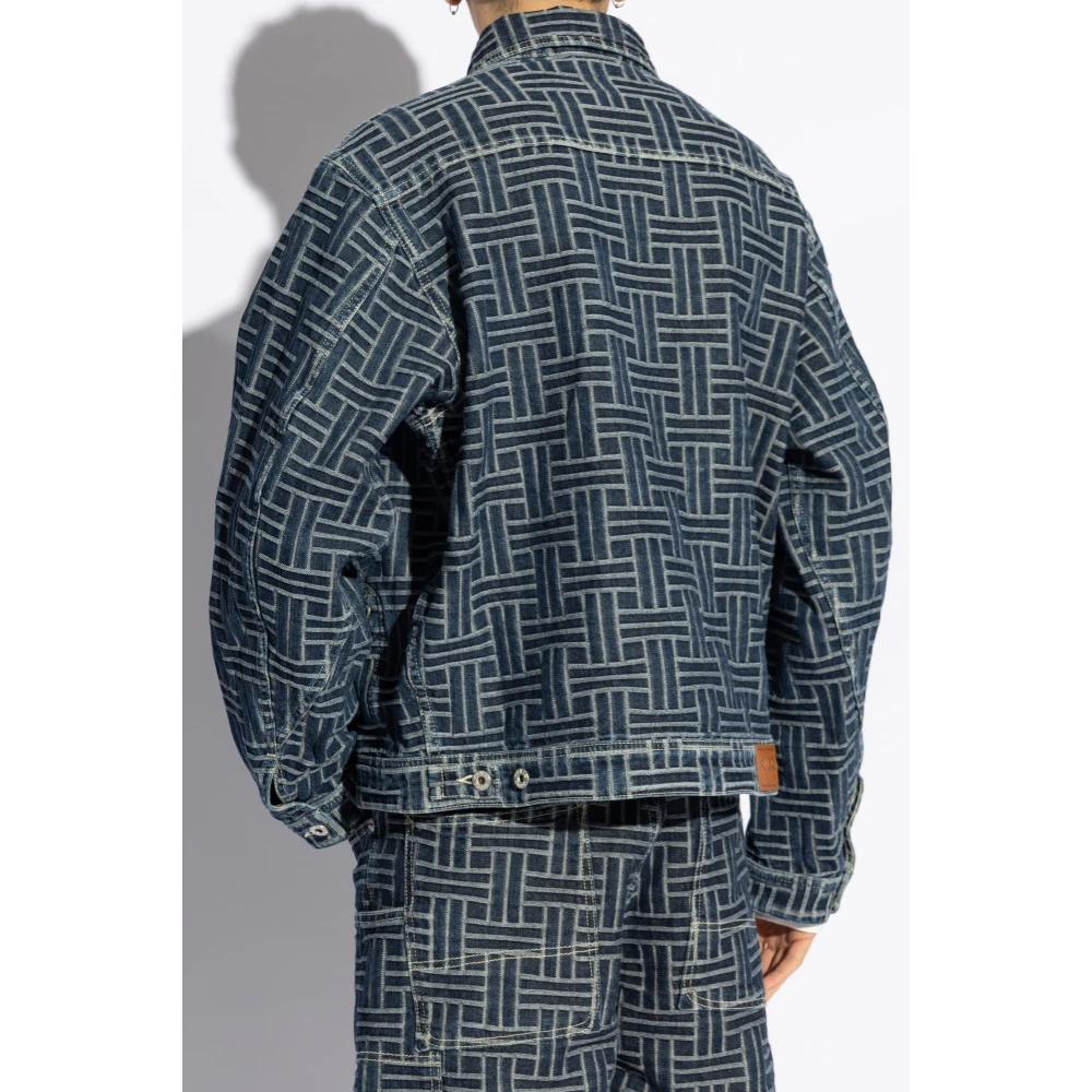 Kenzo Denim jas Blue Heren