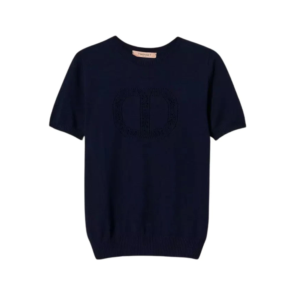 Twinset Oval Coltrui Trui Black Dames