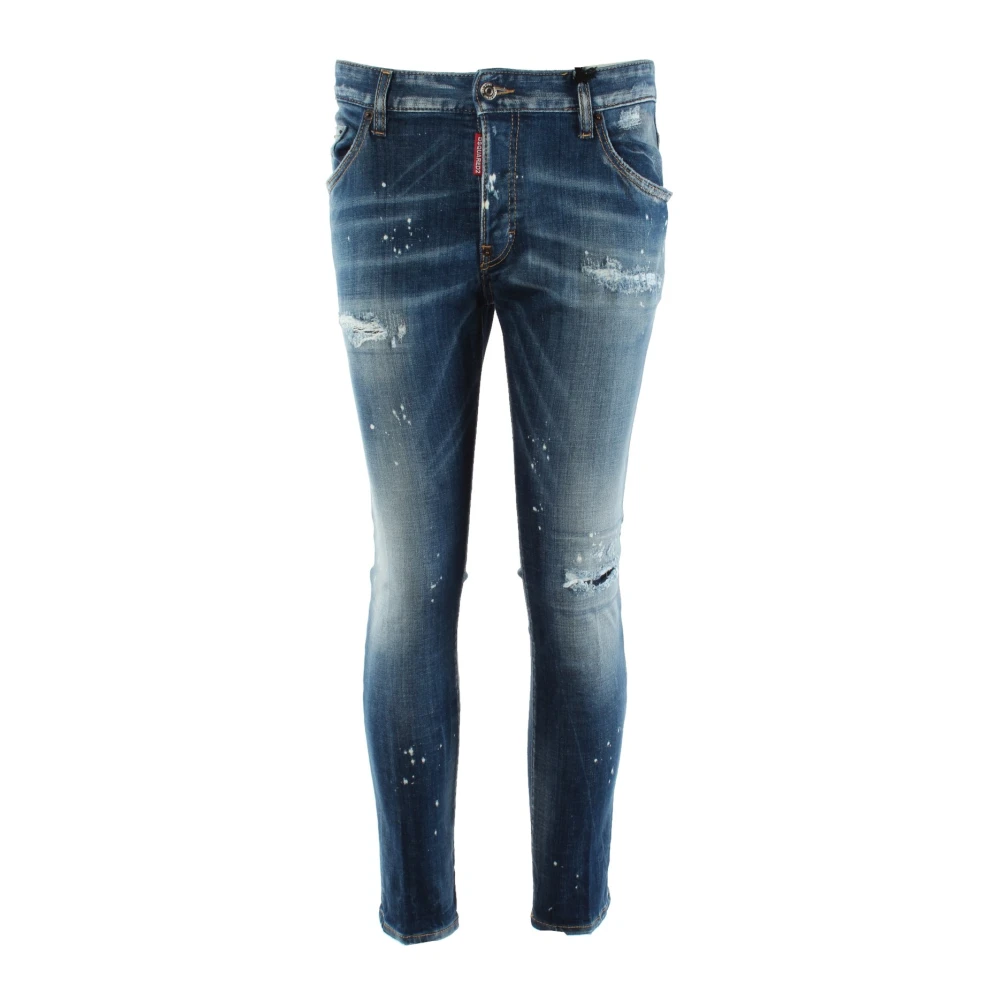 Dsquared2 Men's Blue Skinny Fit Jeans, 3XL, Skater Jeans