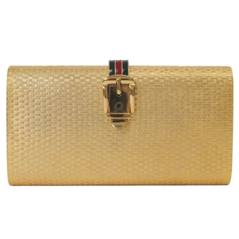 Gucci Vintage Pre-owned Metal gucci-bags Yellow Dames