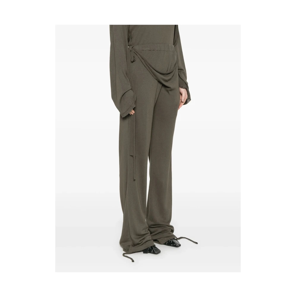 Ottolinger Donkergroene Omslagrok Elastische Taille Green Dames