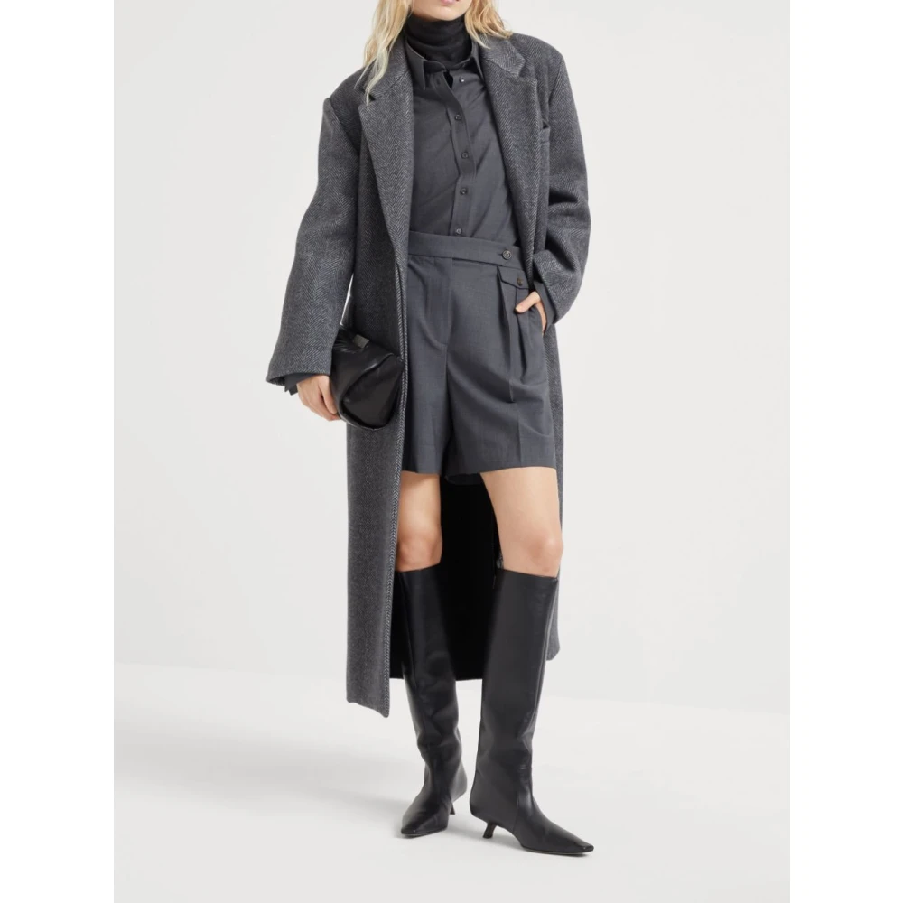 BRUNELLO CUCINELLI Elegante Jassen Collectie Gray Dames