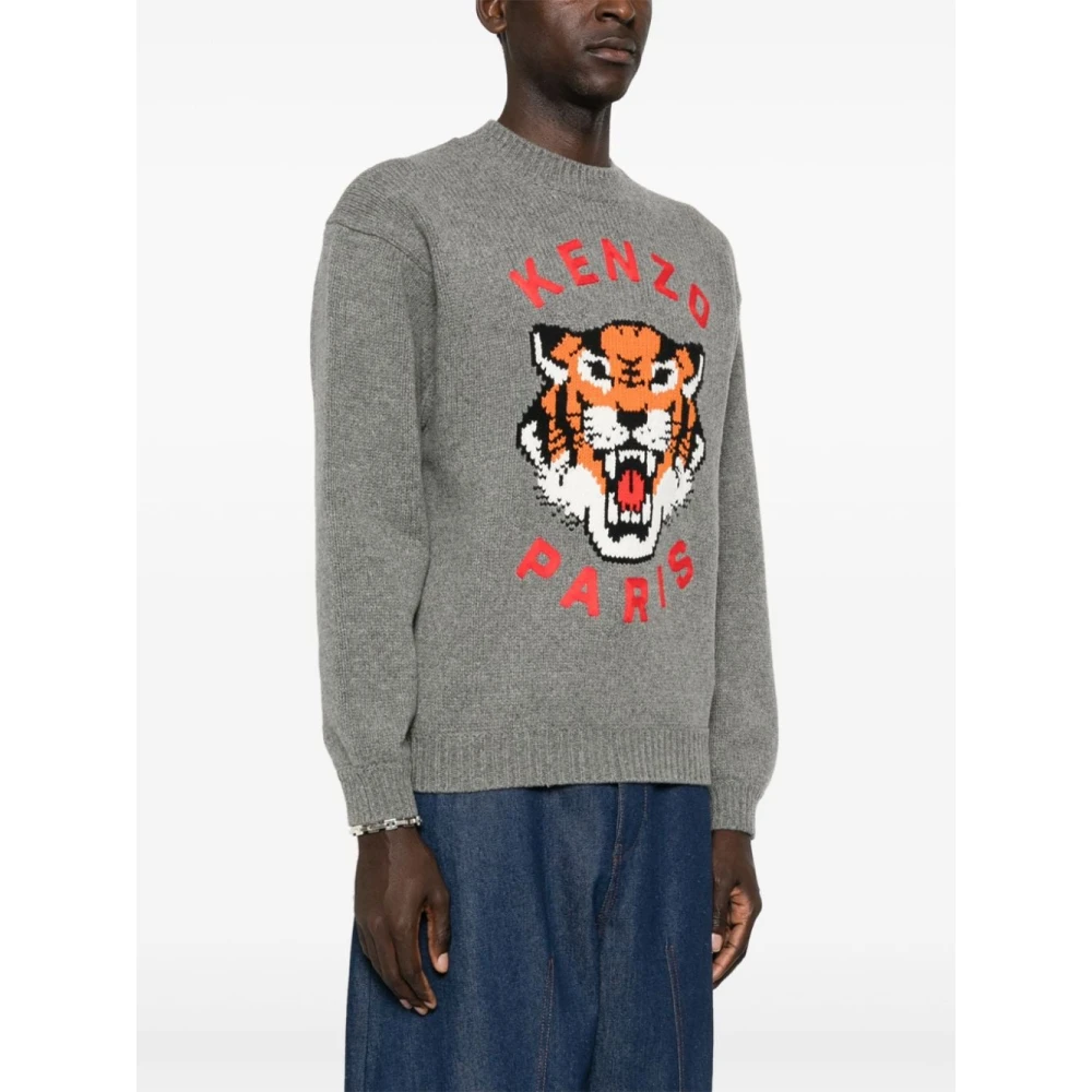 Kenzo Grijze Sweatshirt Aw24 Gray Heren