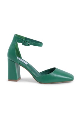 green-ankle-strap-square-toe-heels