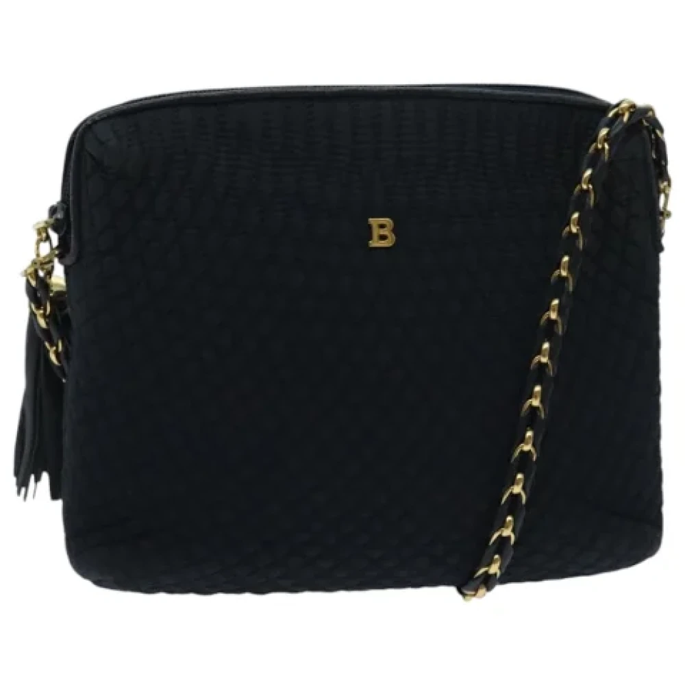 Bally Pre-owned Leather shoulder-bags Blue Dames