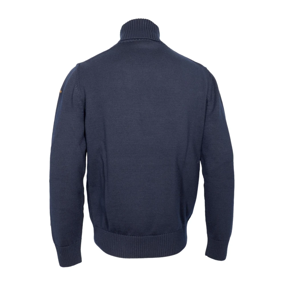PAUL & SHARK Hoge hals trui blauwe streep Blue Heren