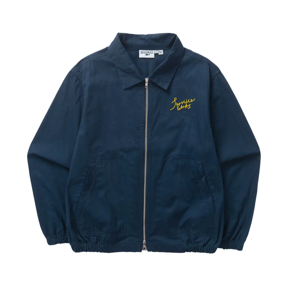 Service Works Homme Bleu Vestes, Taille: Xl Twill Work Jacket