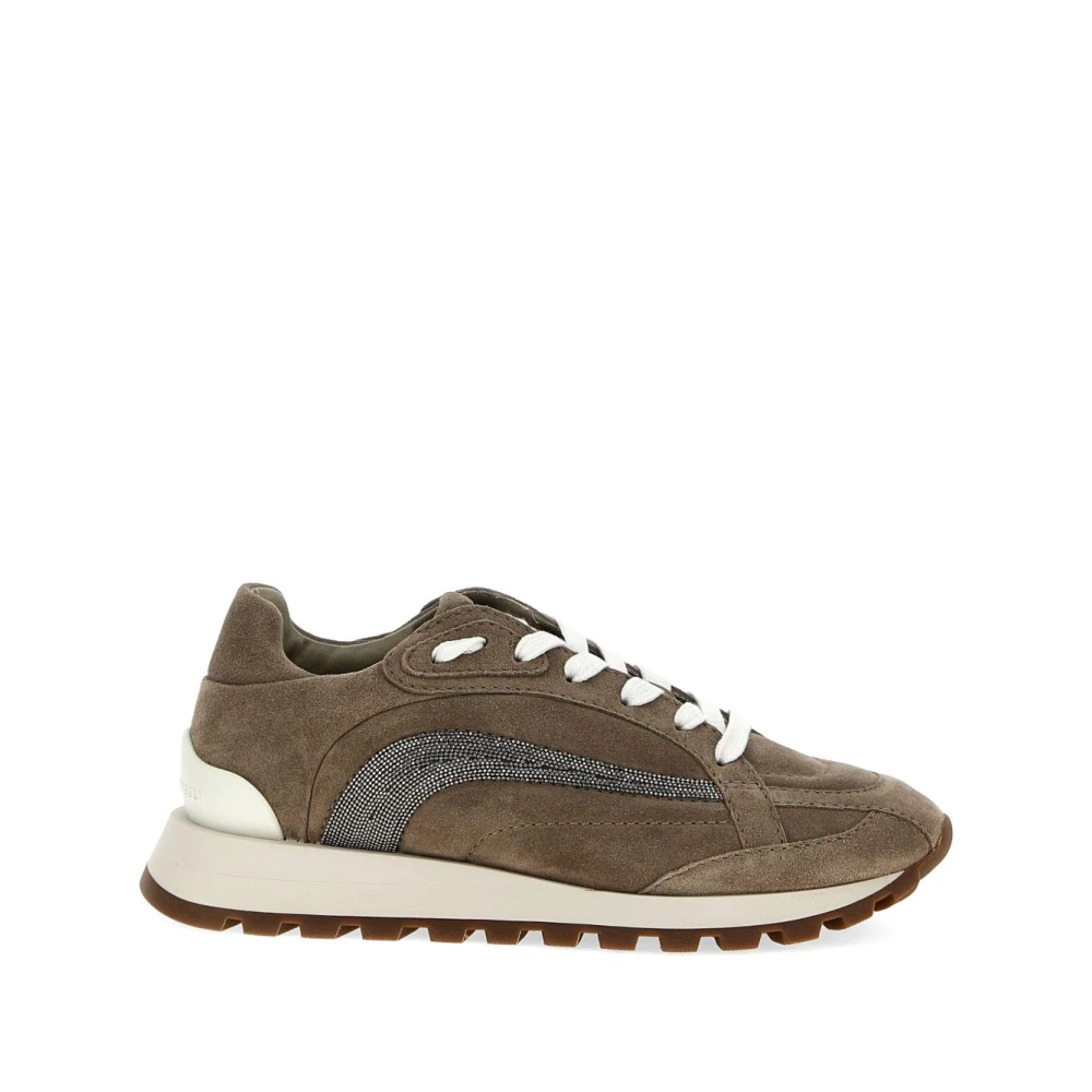 Brunello Cucinelli Women's Brown Sneakers