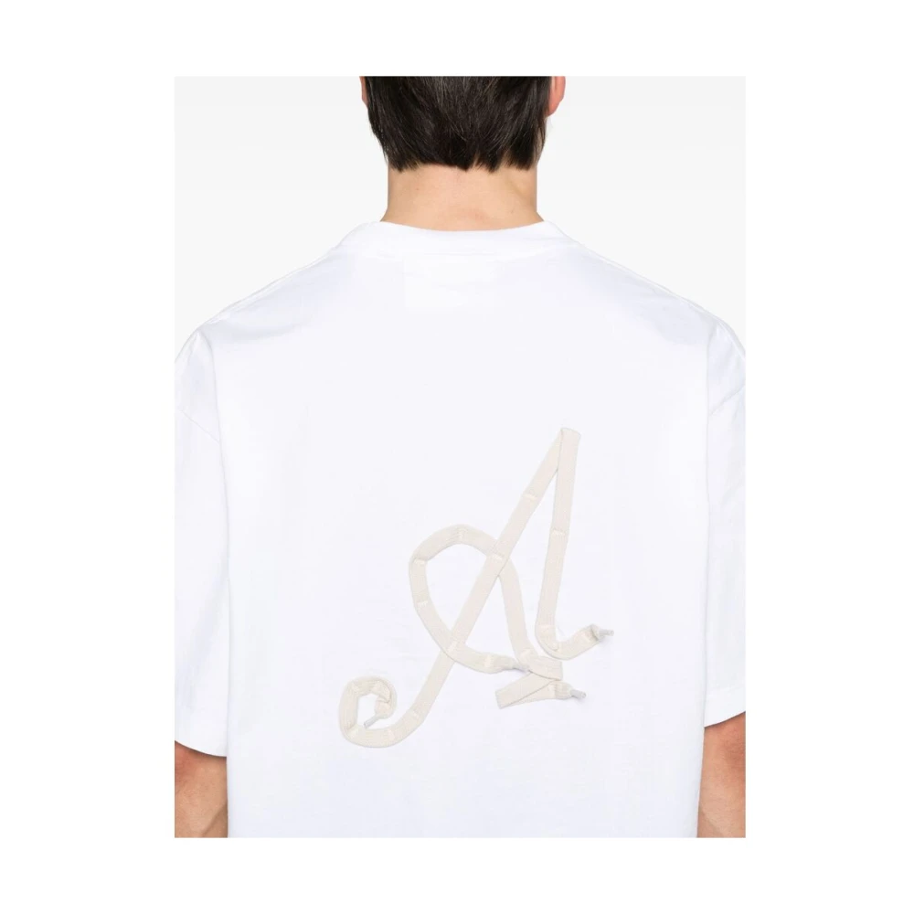 Axel Arigato T-shirt met ronde hals White Heren