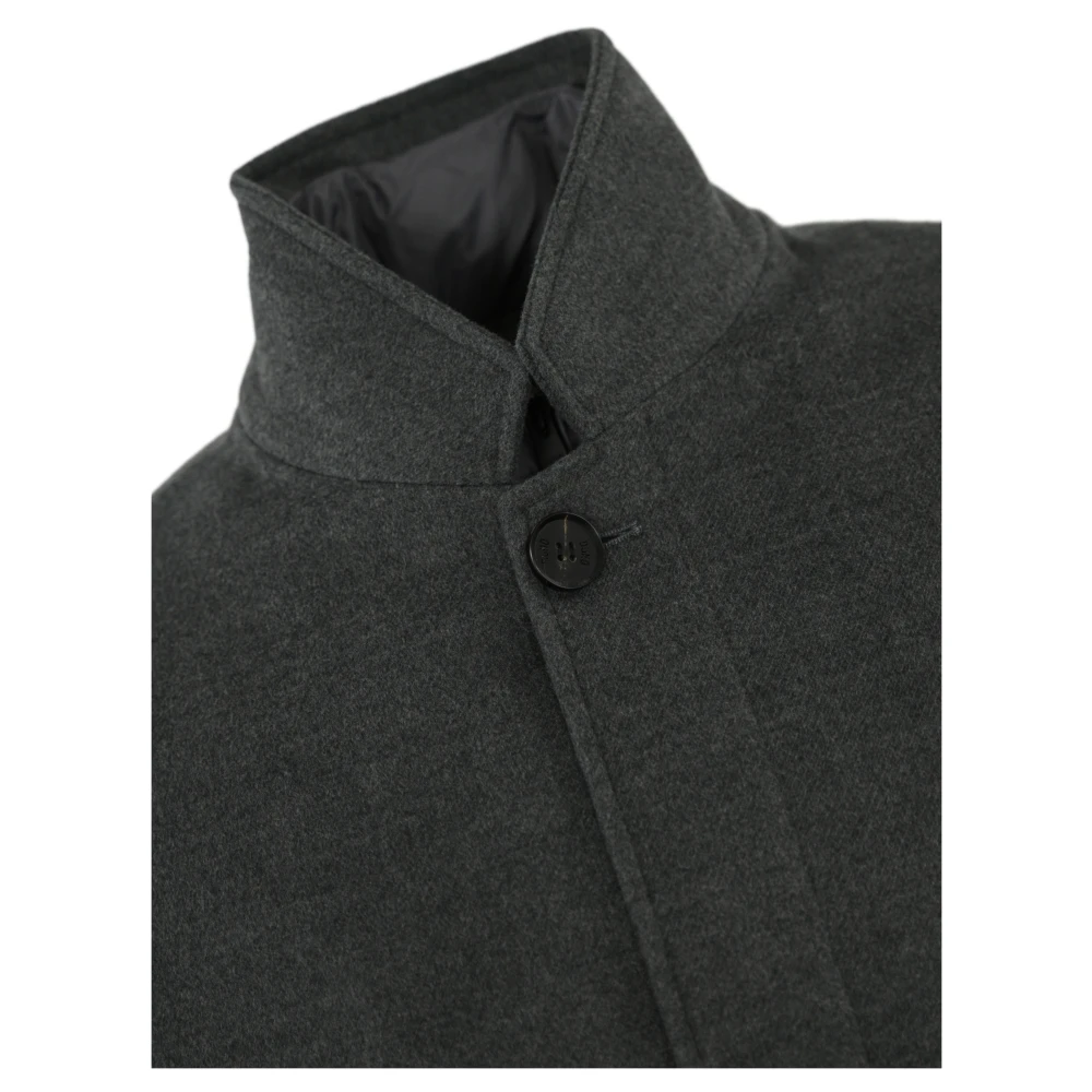 Duno Grijze Jas Cappotto Gray Heren