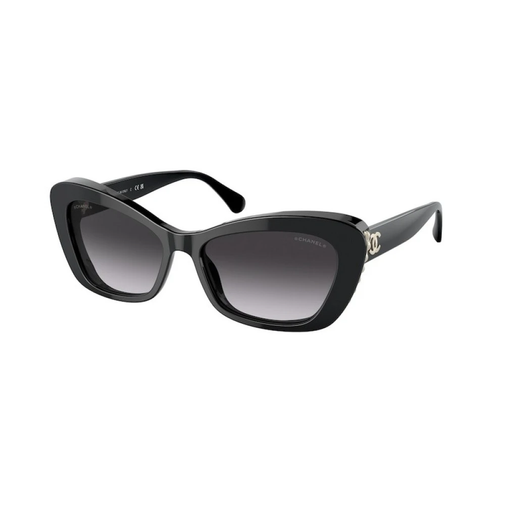 Chanel Zwarte montuur zonnebril Black Unisex