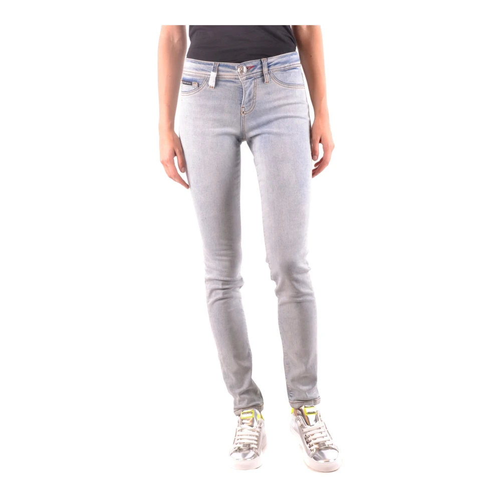 Philipp Plein Women's Blue Skinny Jeans - Skinny Fit Jeans - W26 - Jeans