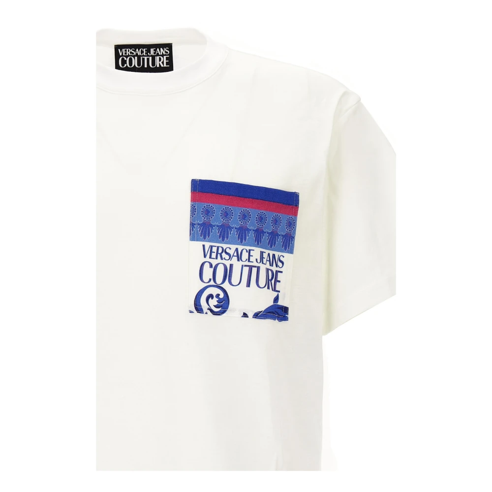 Versace Jeans Couture T-shirts en Polos White Heren