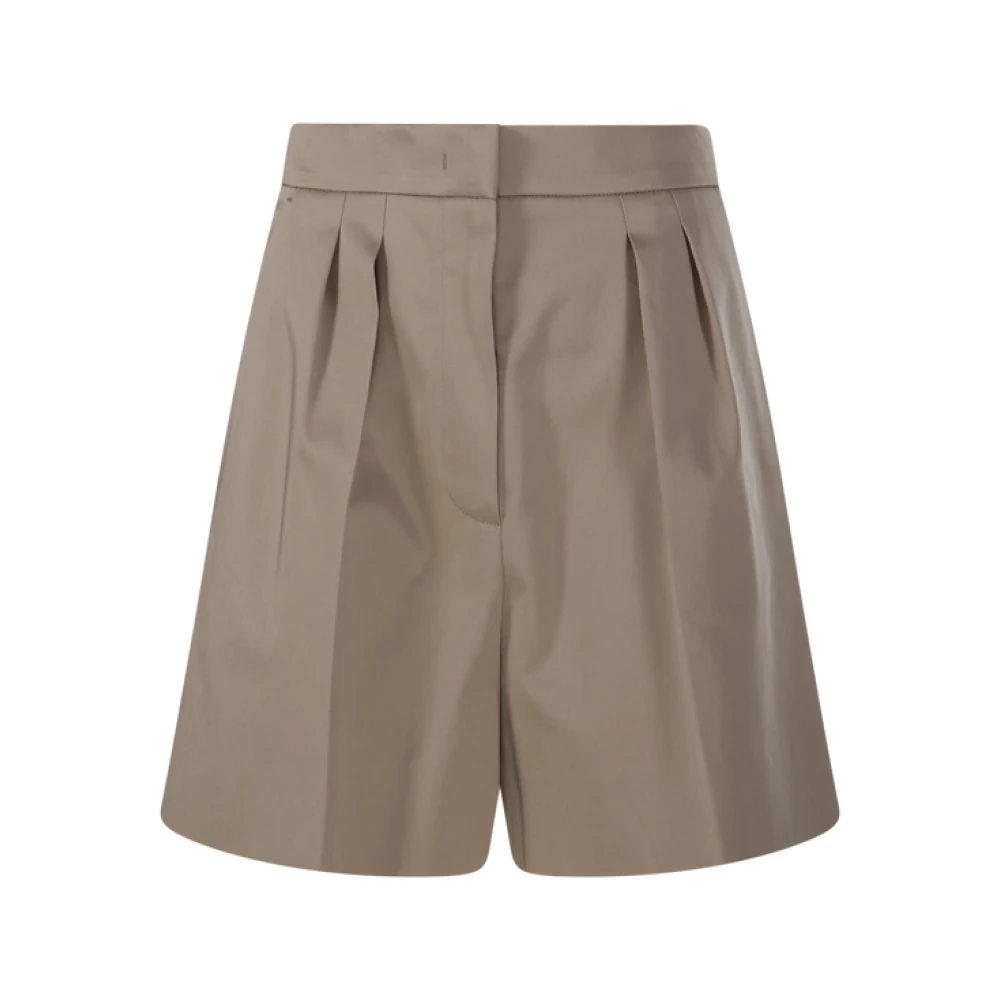 Max Mara Women's Brown Casual Shorts, 2XS, Tabacco Shorts