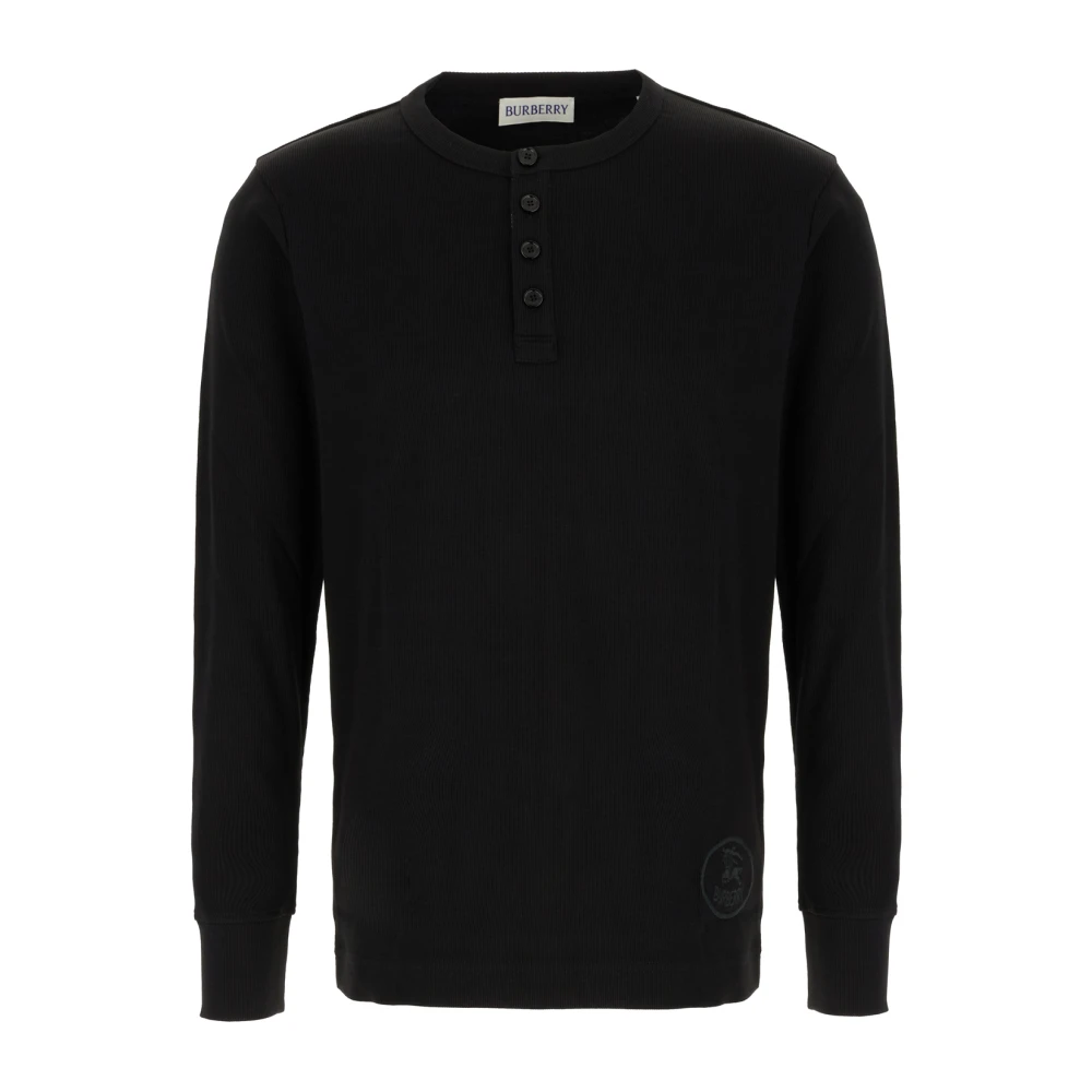 Burberry Uomo Nero Top, Xs, New,