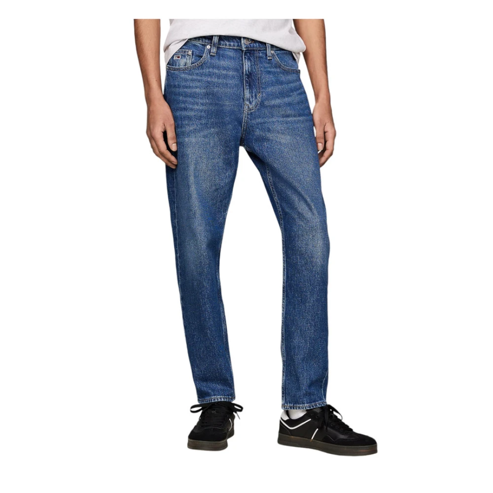 Tommy Jeans Klassieke Straight Fit Denim Jeans Blue Heren