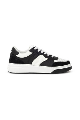 sneaker-en-cuir-noir-et-blanc