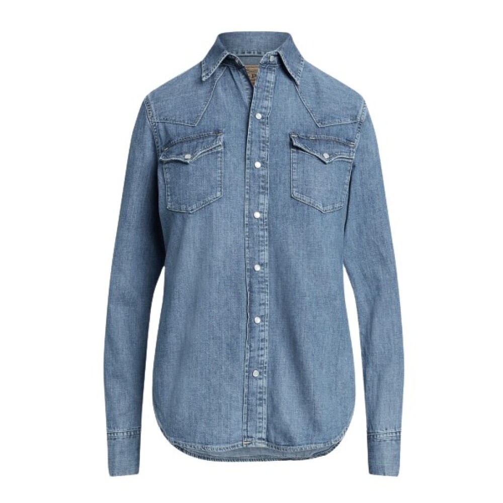 Denim discount overhemd dames