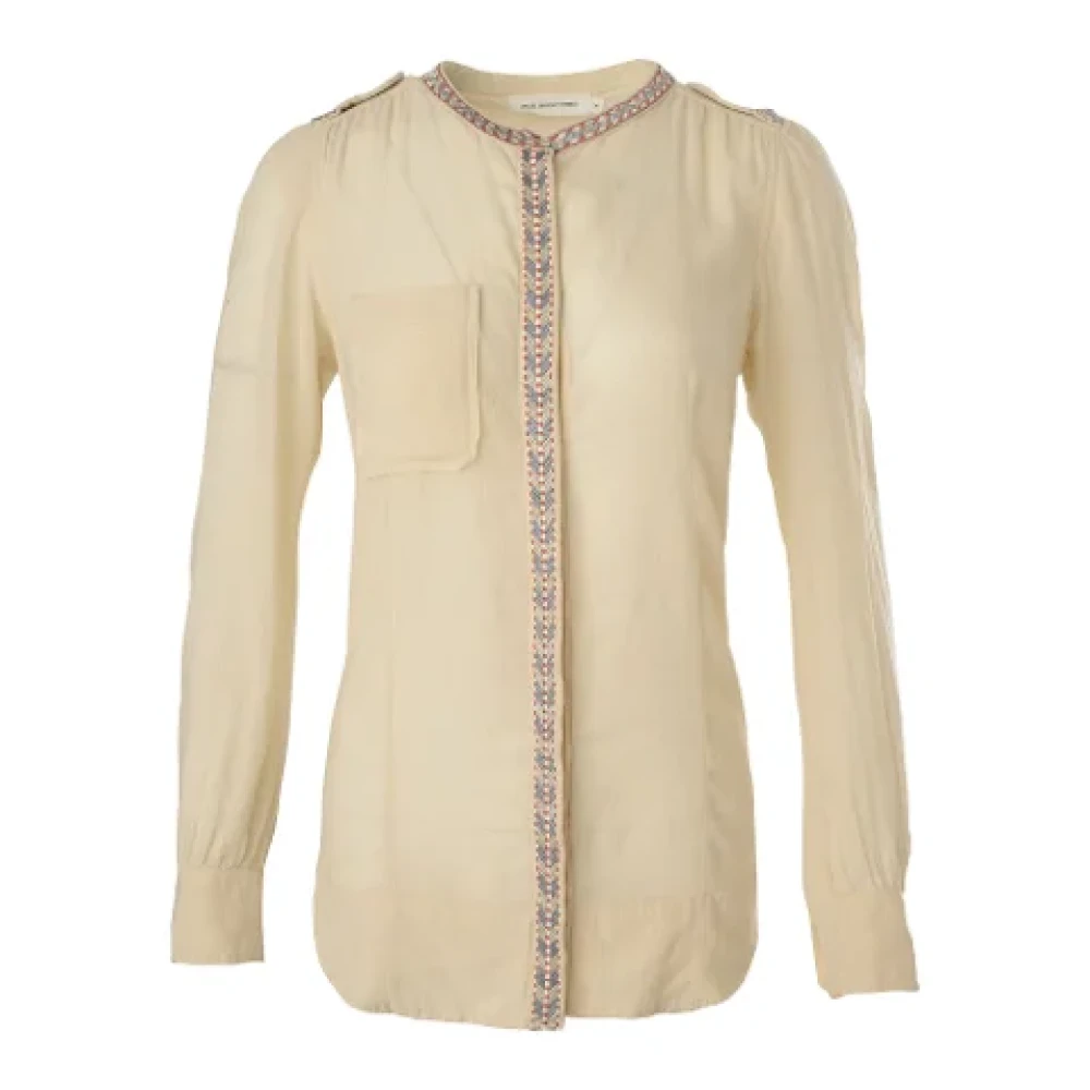 Isabel Marant Pre-owned Fabric tops Beige Dames