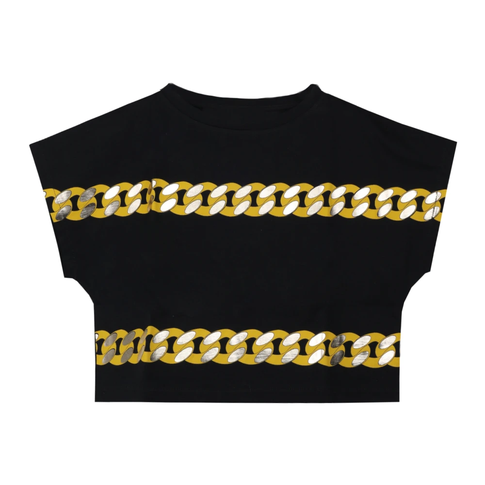 Balmain Barn Crop Top Black, Flicka